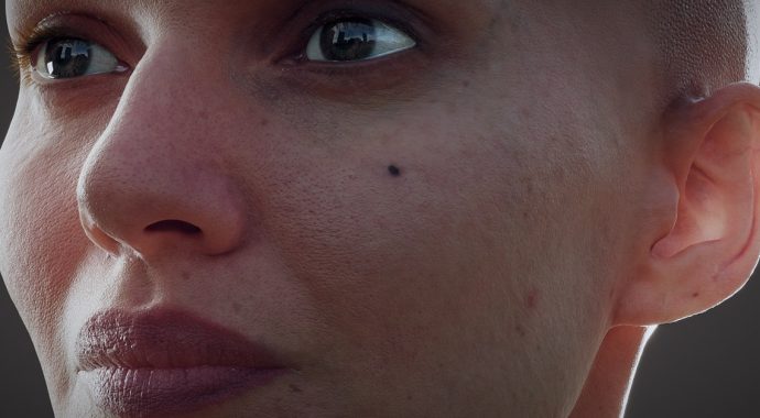 VRayFastSSS2による後方散乱