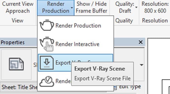 V-Ray for Revit Feature 