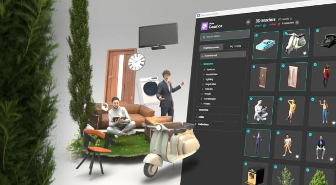 Chaos Cosmosからの複数アセットの同時インポート v-ray-sku-rhi-rev-up2-multi-import-from-chaos-cosmos-690x380.jpg